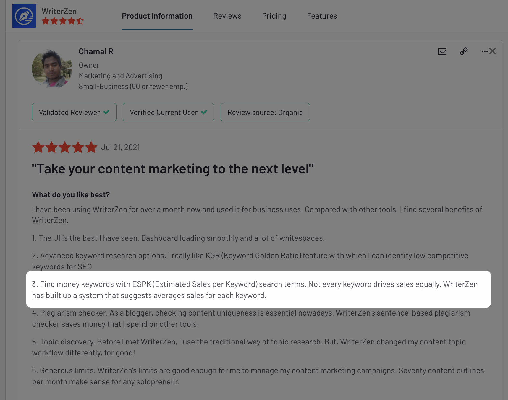 How to Estimate Sales from Keywords with WriterZen’s Revenue Forecast