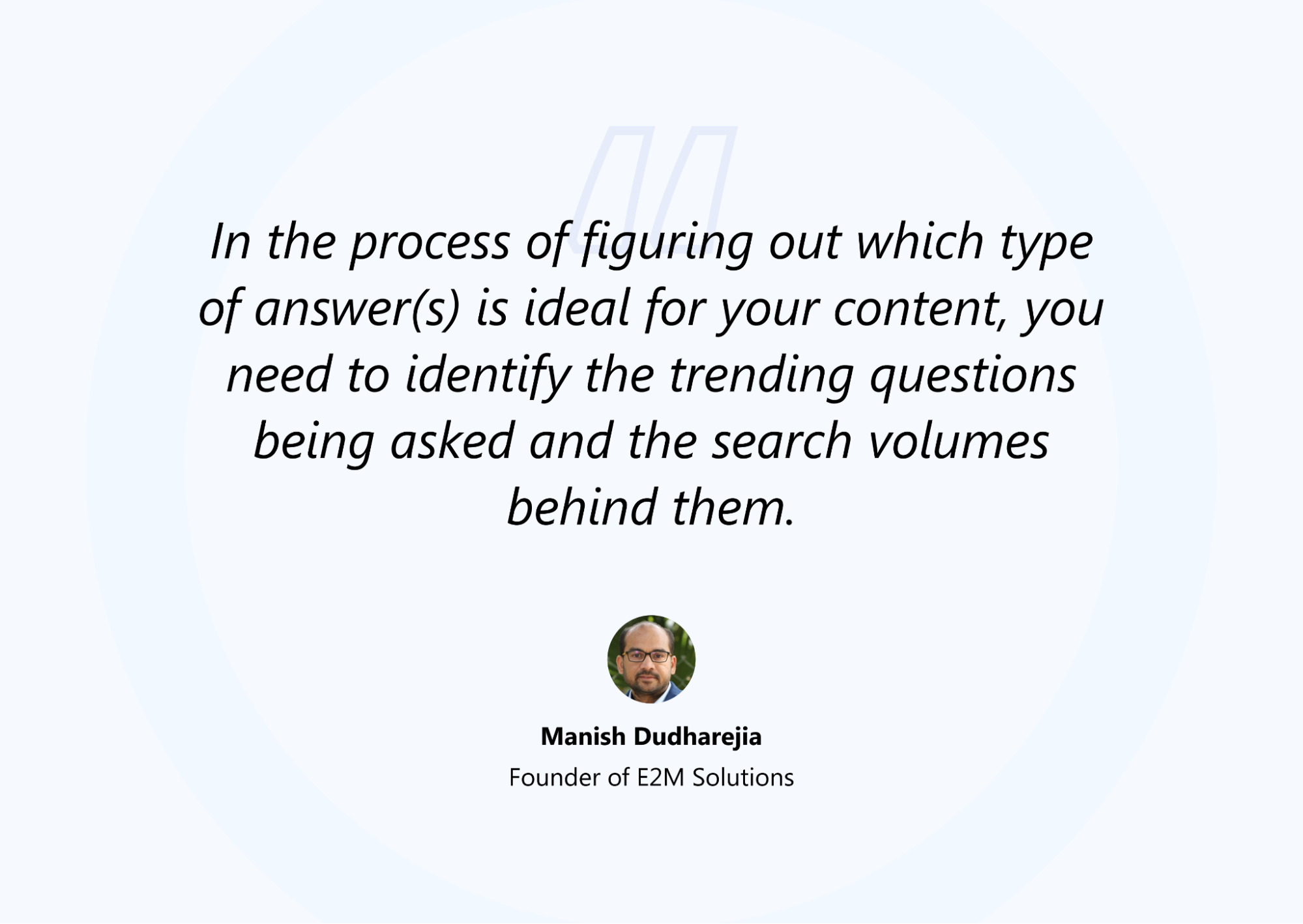 Manish Dudharejia's Opinion about the Finding Keyword Context Process