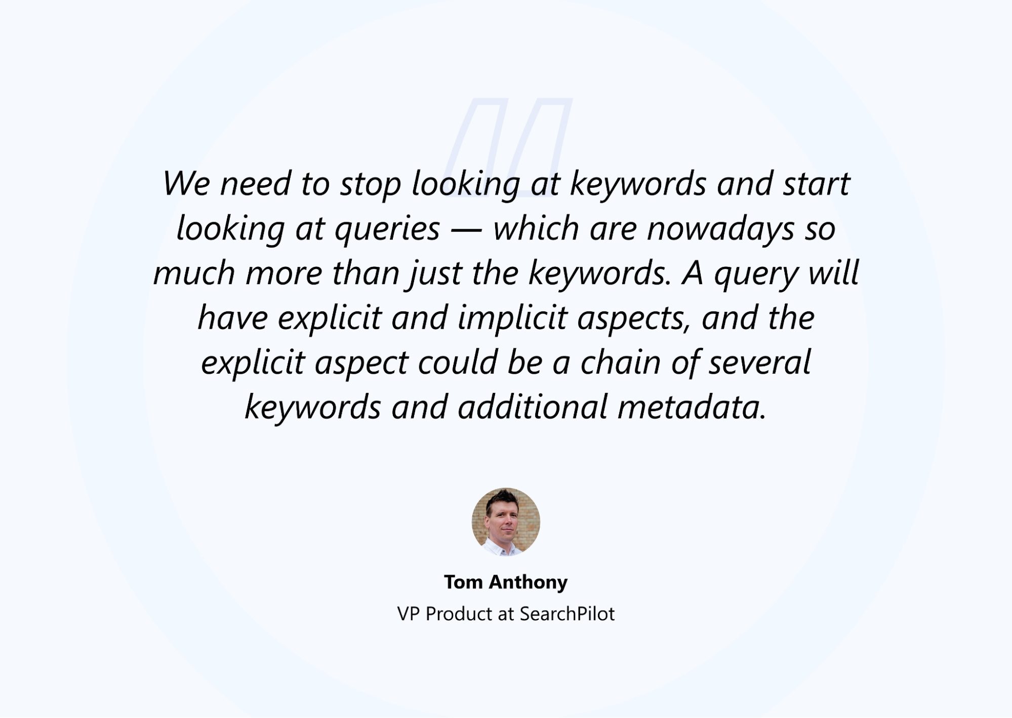 Tom Anthony's Opinions about Queries and Keywords