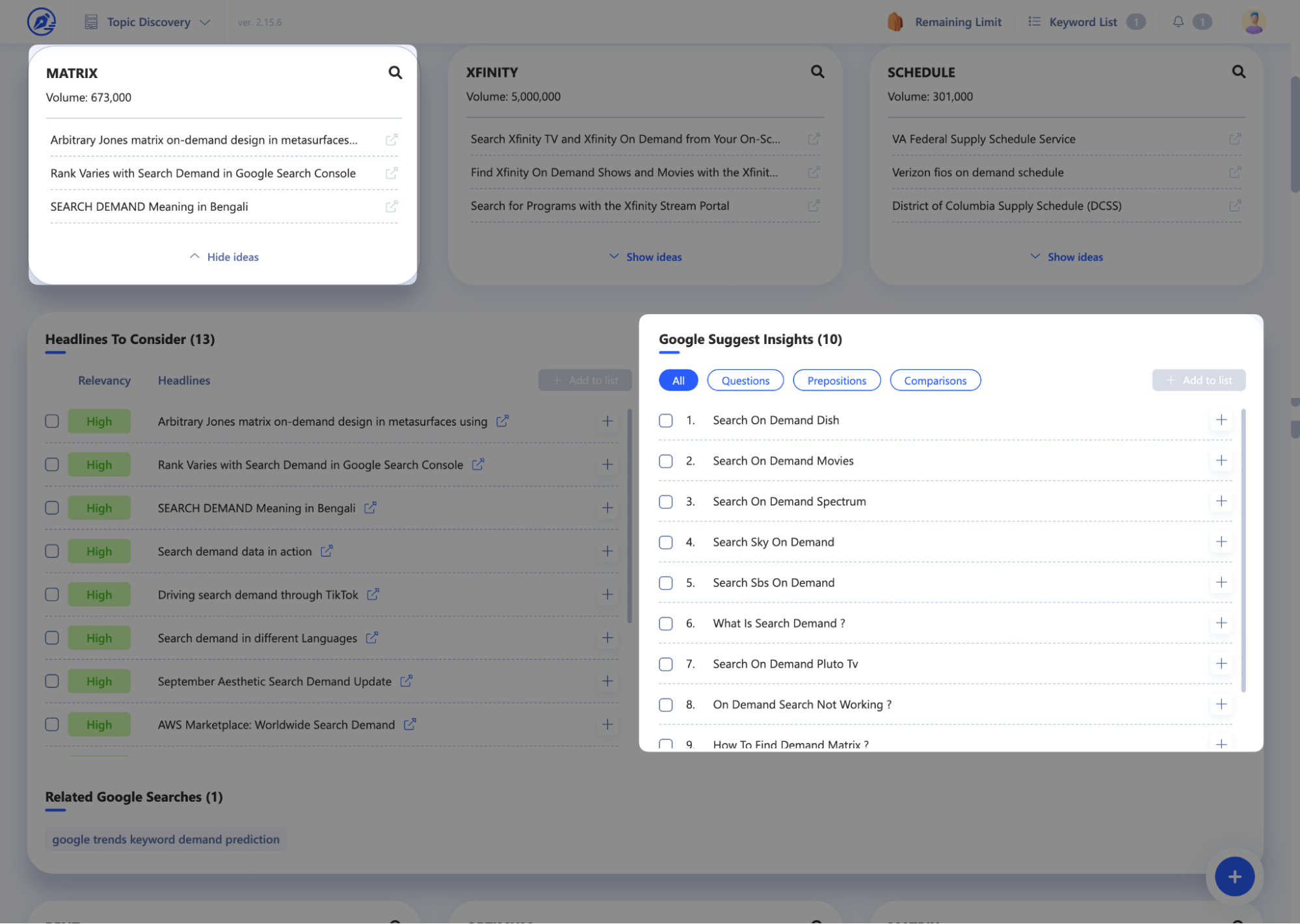 Writerzen Takes Google Suggest Insights One Step Further