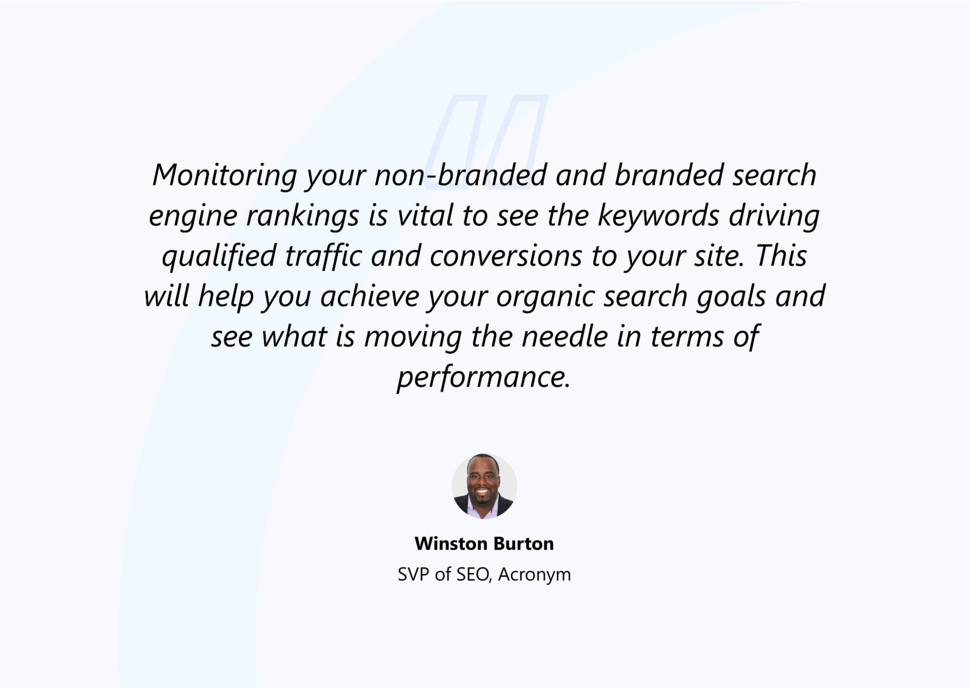 Achieving Organic Search Goals By Monitoring Non-branded and Branded Search Engine Rankings