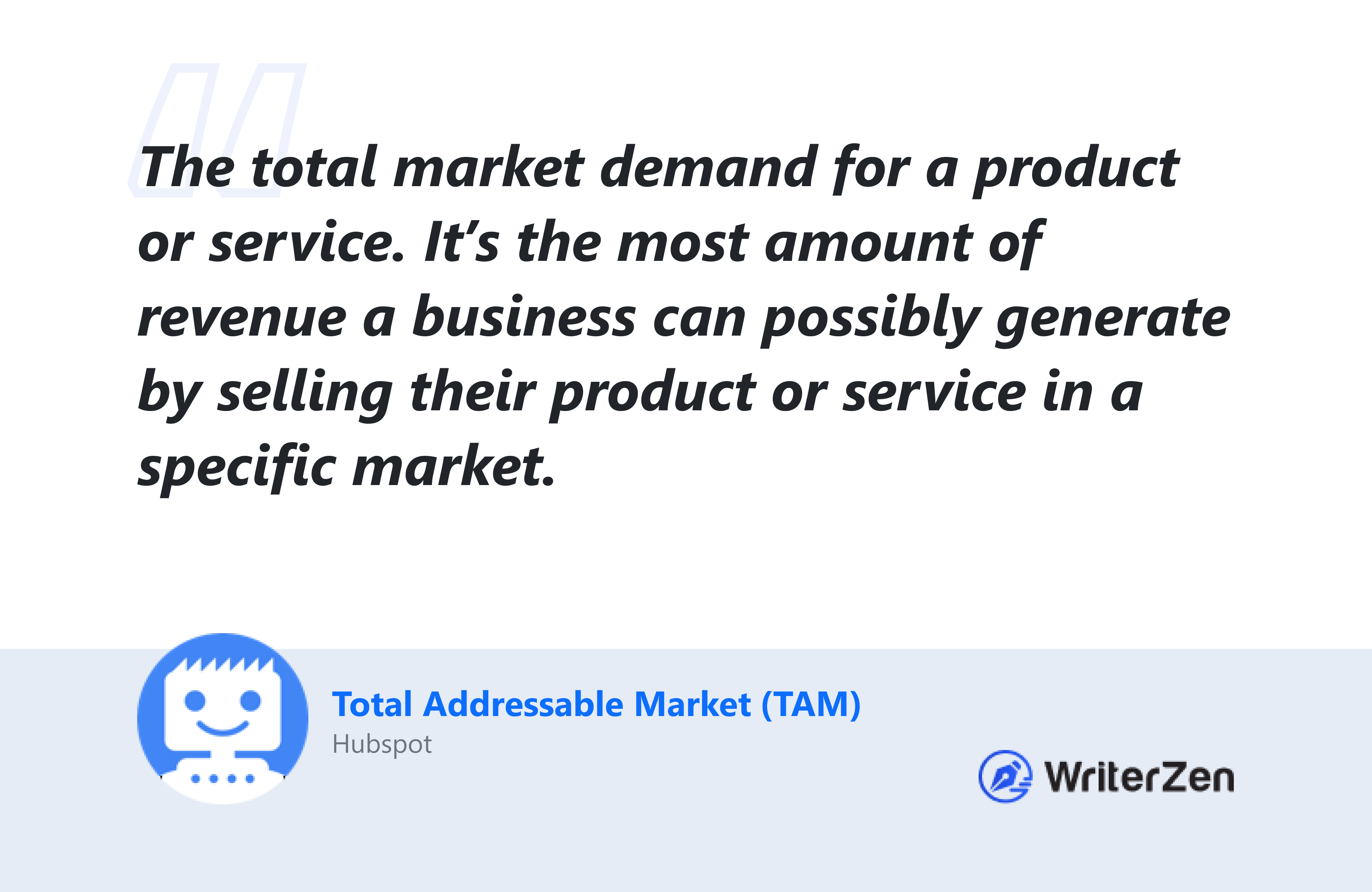 Total Addressable Market Definition