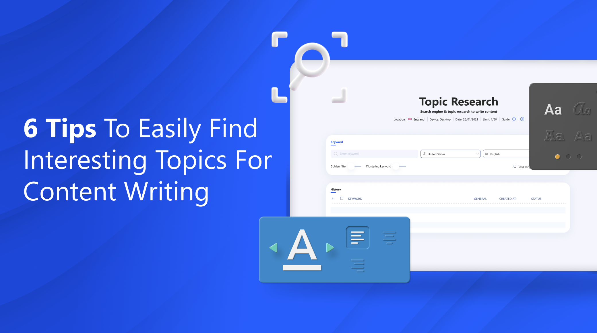 6 Proven Tips to Easily Find Interesting Topics for Content Writing