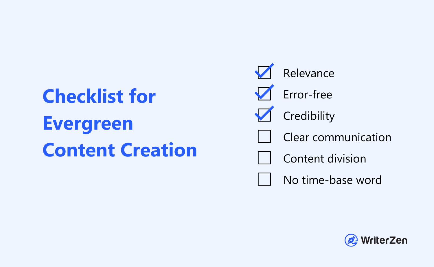 Checklist for Evergreen Content Creation