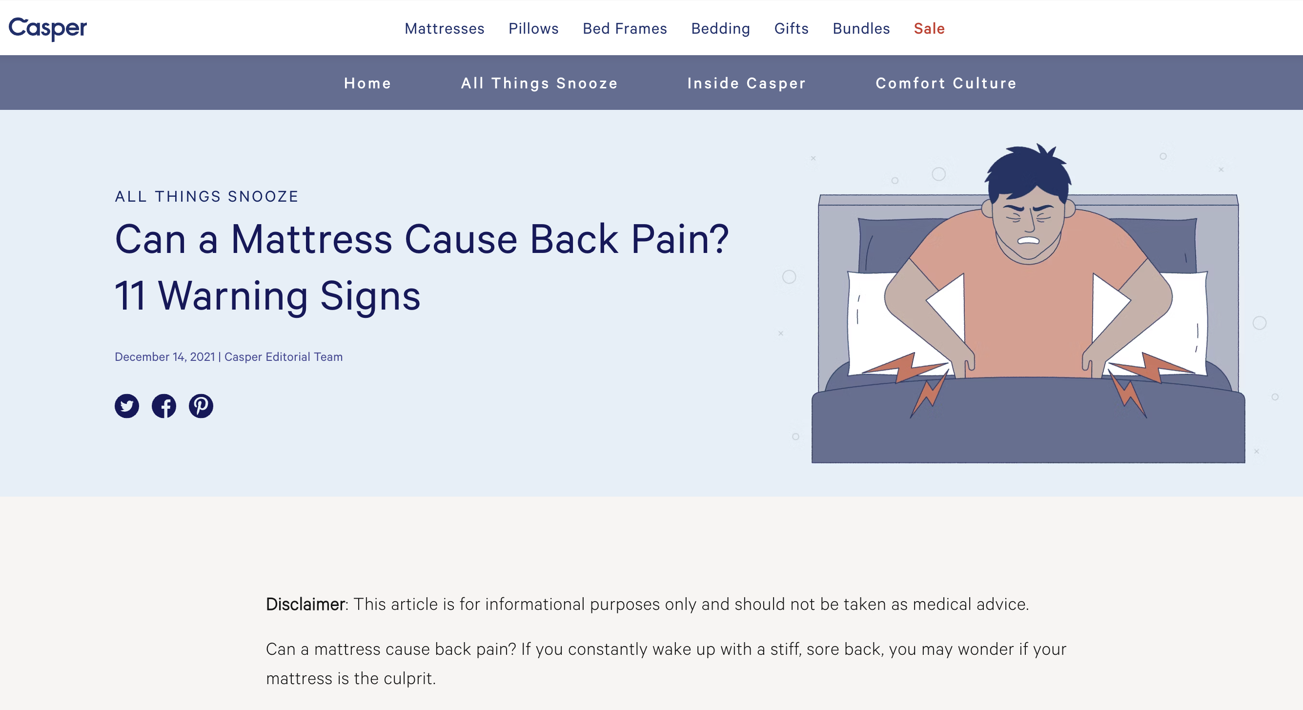 Can a Mattress Cause Back Pain? 11 Warning Signs