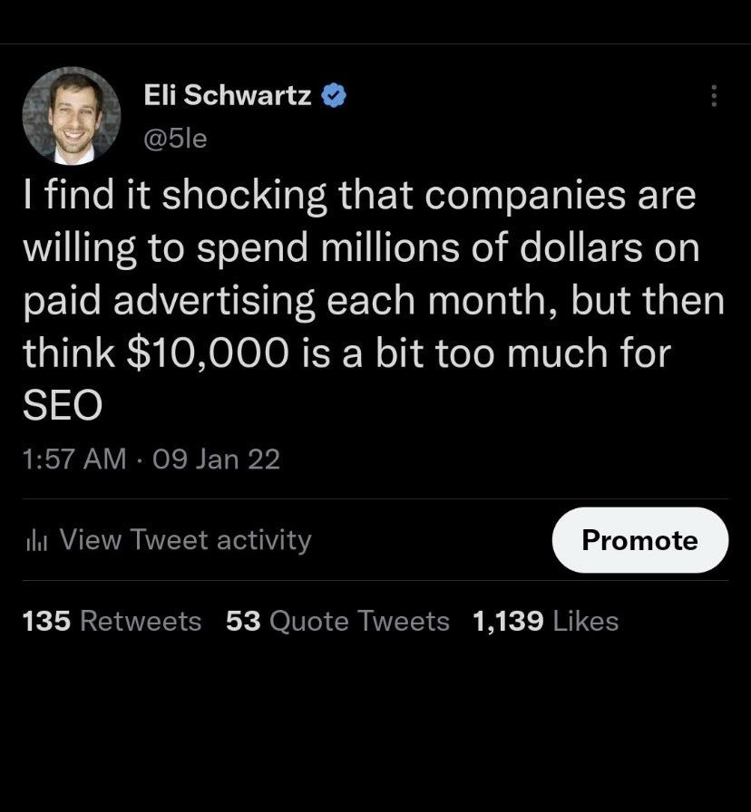 Eli Schwartz's Take on SEO Budget Cuts