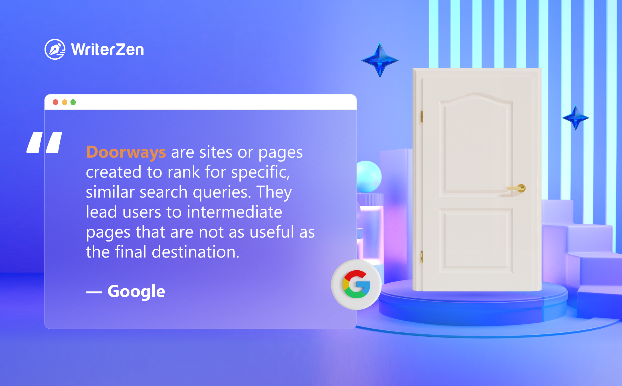 Google's Definition of Doorway Pages