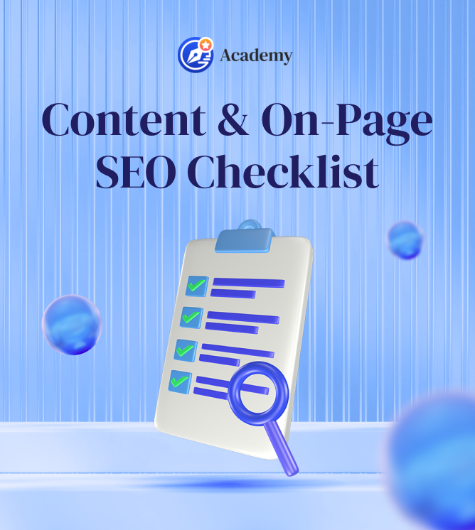 Content & On-Page SEO Checklist