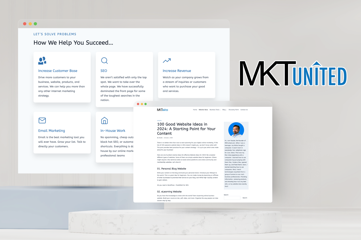 How WriterZen's Golden Filter and Automated Keyword Cluster features propelled MKTunited to Google's #1 spot, bringing in 1000 monthly visitors